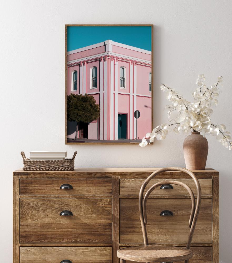 Pink Building Plakat