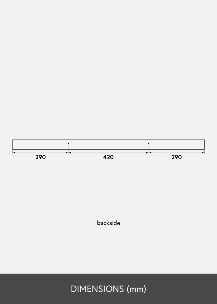 Półka na obraz Dąb 100 cm