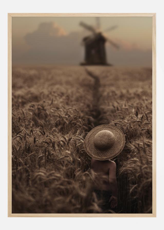 The Boy In The Field Plakat