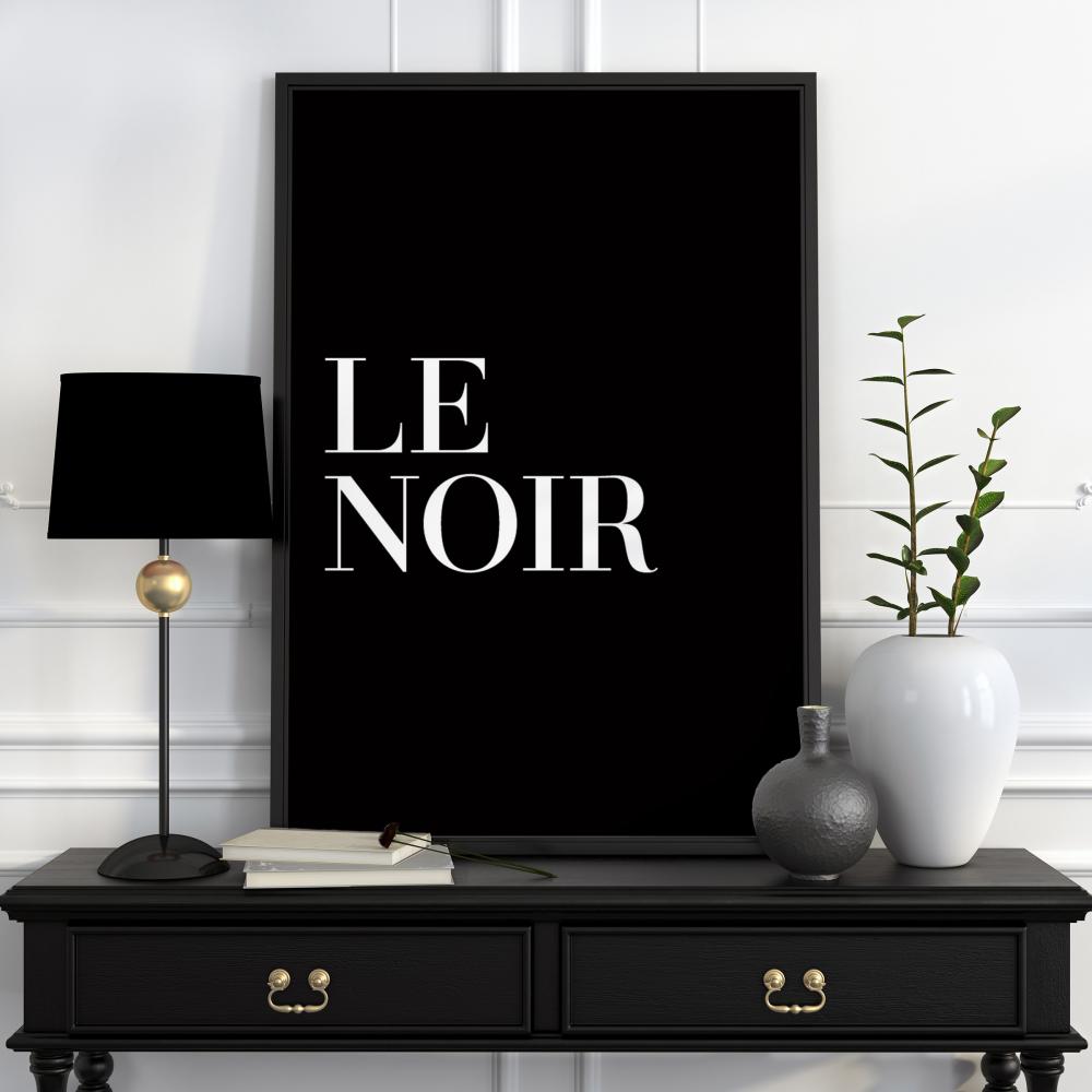 Le Noir Plakat