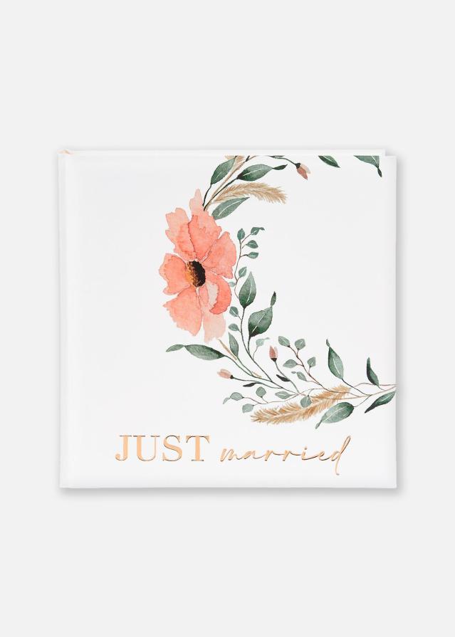 Just married Album ślubny - 30x31 cm (60 Białe Strony / 30 arkuszy)