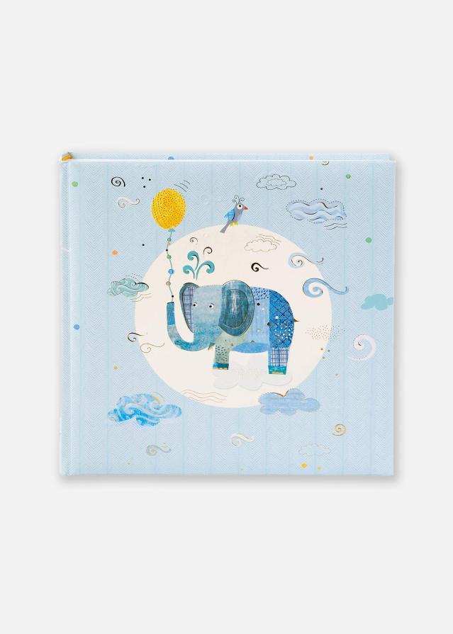 Blue Elephant Album na zdjęcia - 25x25 cm (60 Białe Strony / 30 arkuszy)