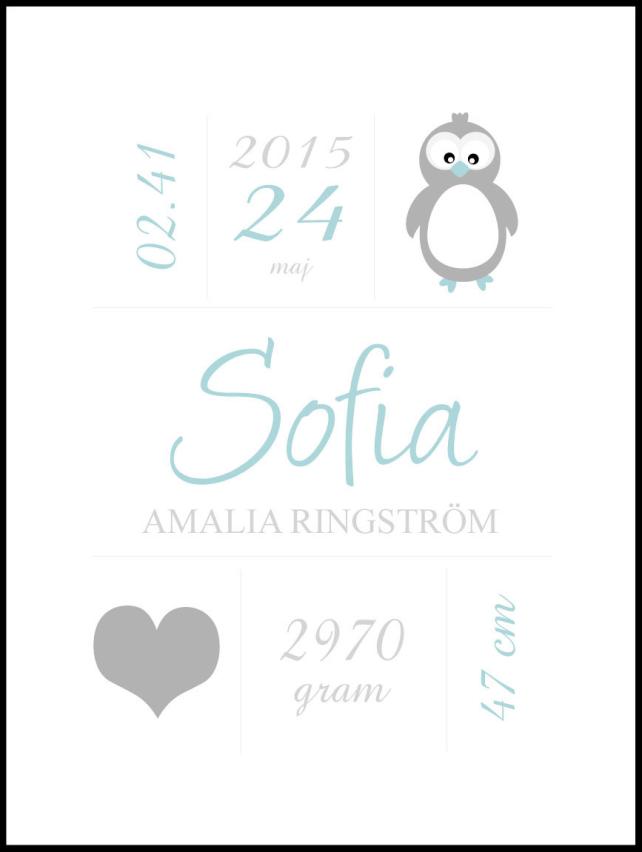 Penguin Birth Plakat Green