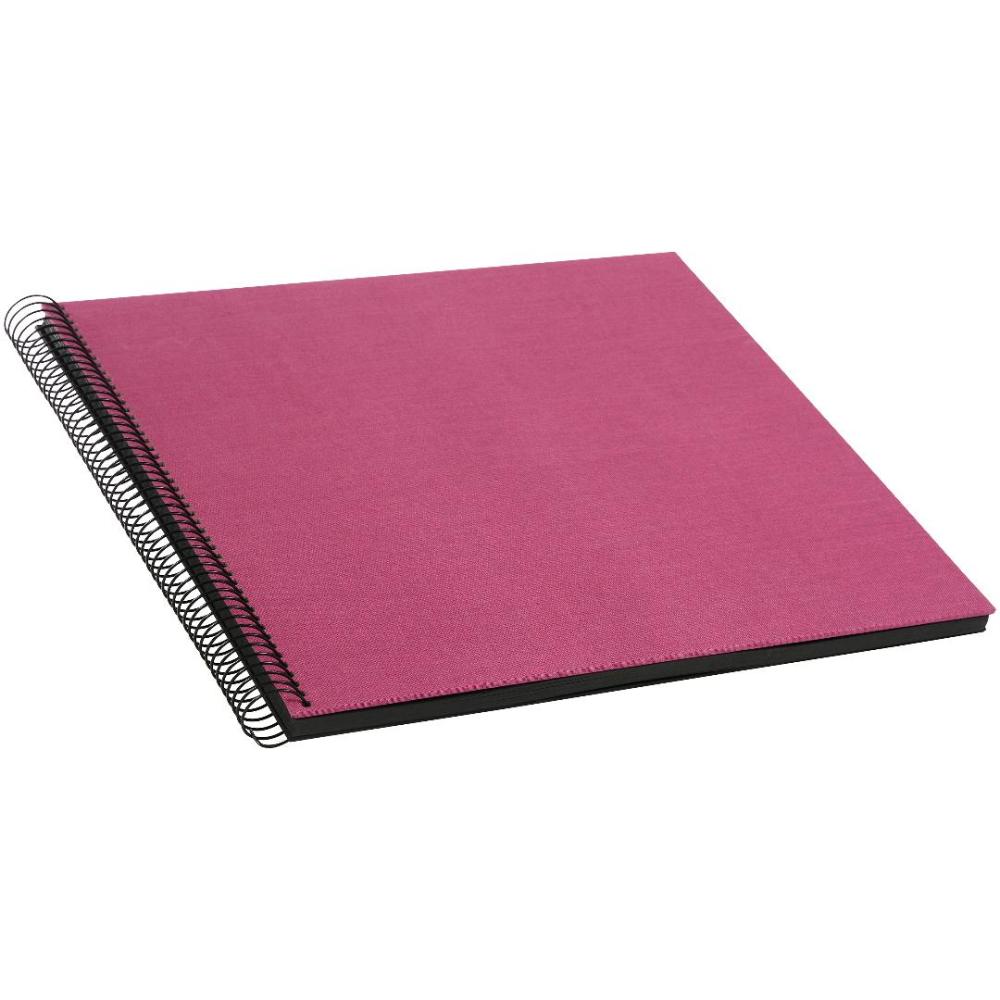 Bella Vista Album na spirali Fuchsia - 35x30 cm (40 Czarne Strony / 20 arkuszy)