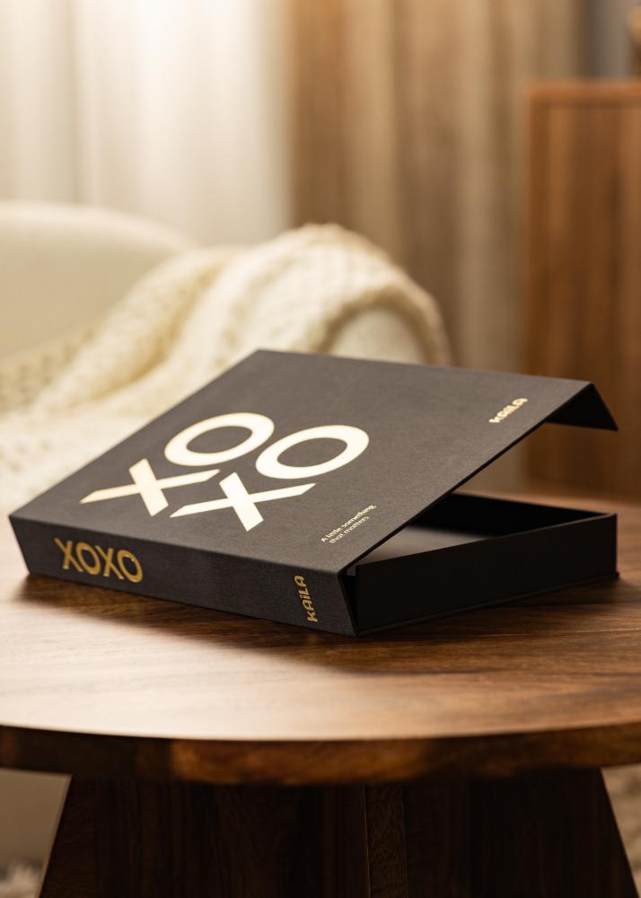 KAILA XOXO Black - Coffee Table Photo Album (60 Czarne Strony / 30 arkuszy)