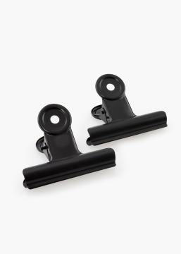 KAILA Plakat Clip Black 65 mm - 2-p