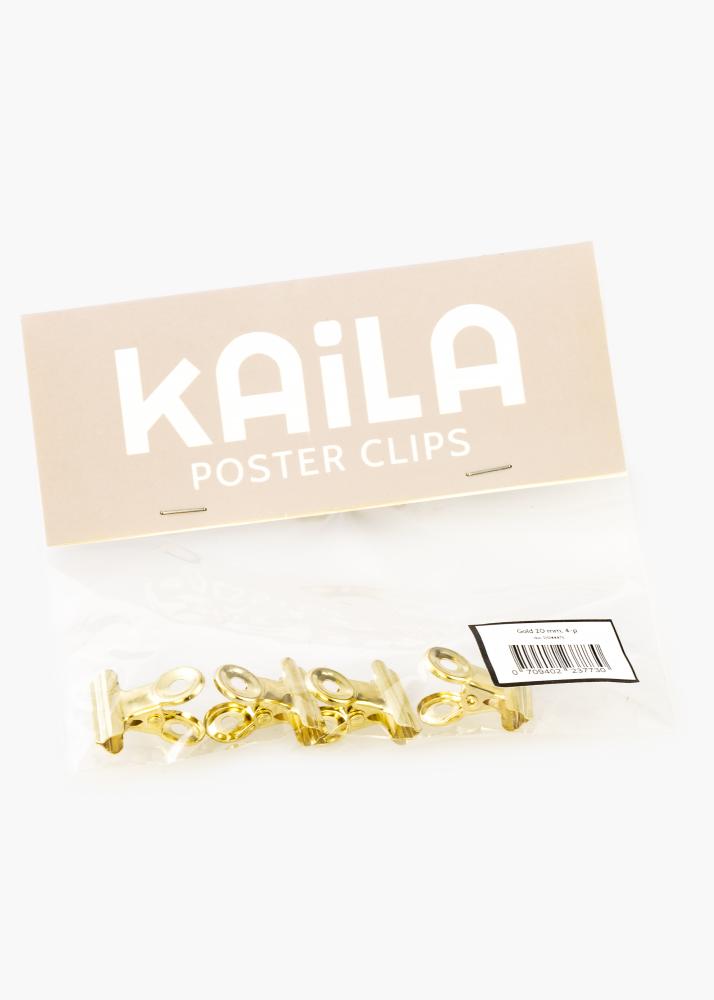 KAILA Plakat Clip Gold 20 mm - 4-p