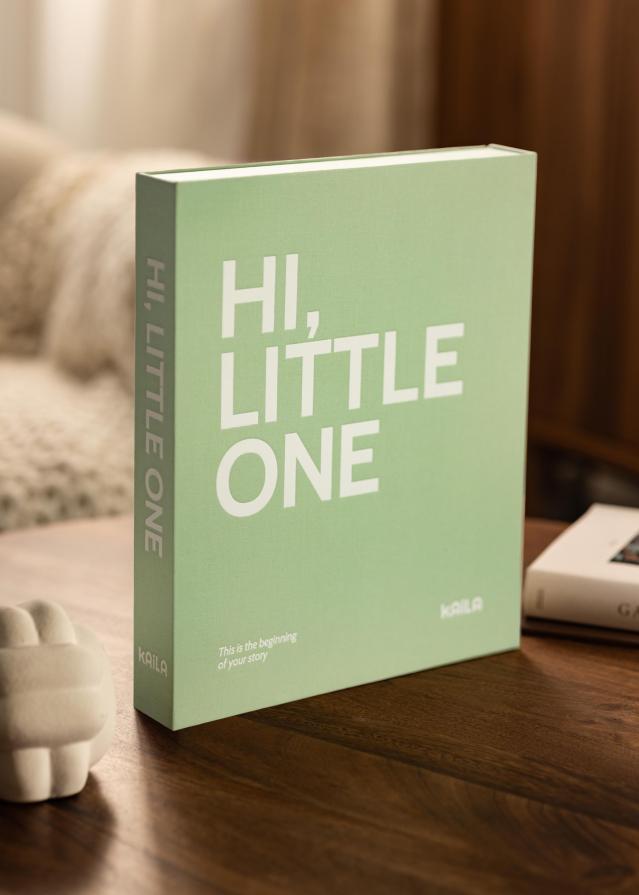 KAILA HI LITTLE ONE Mięta - Coffee Table Photo Album (60 Czarne stron)