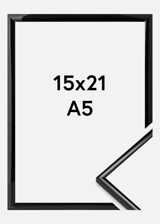 Rama Scandi Szkło akrylowe Czarny 15x21 cm (A5)