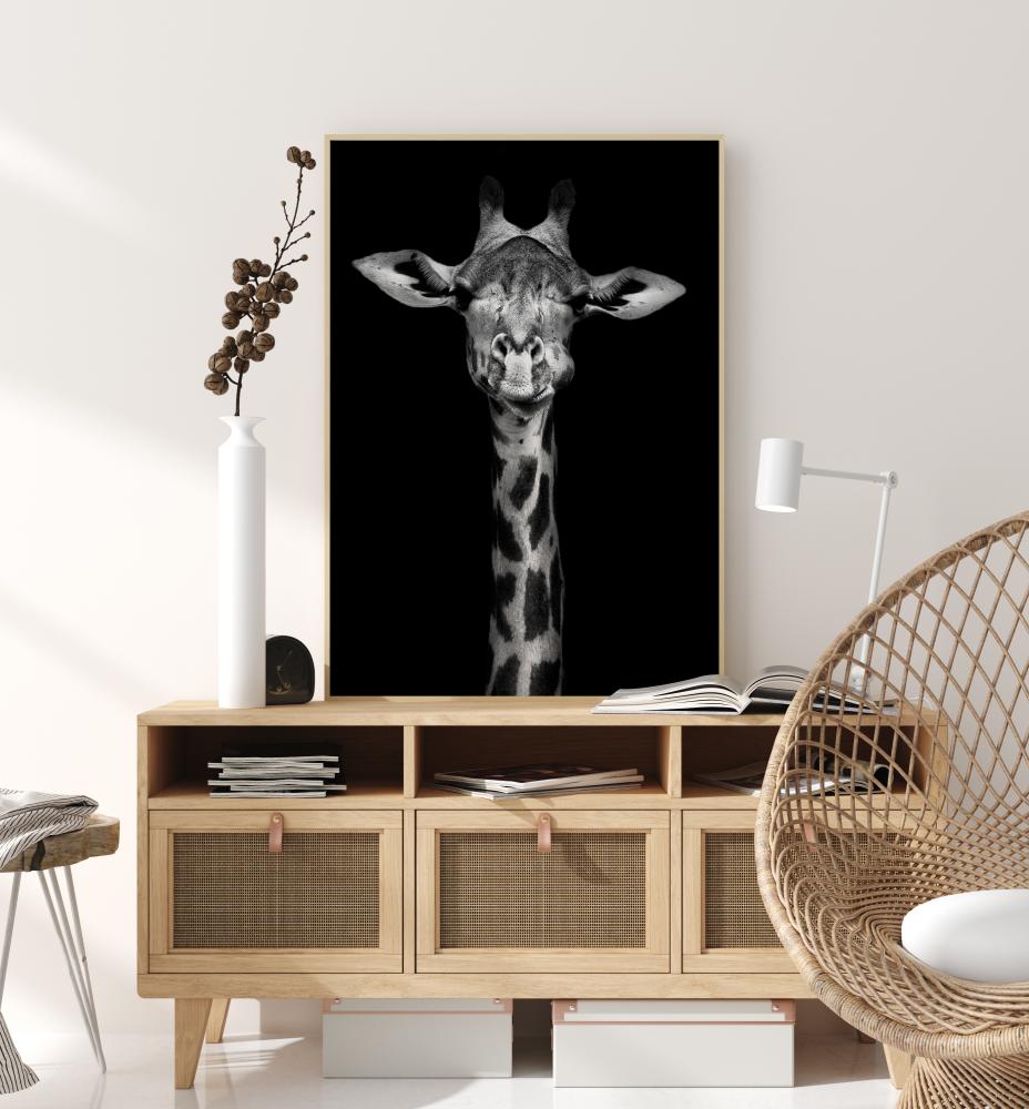 Chewing Giraffe Plakat