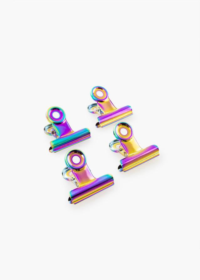 KAILA Plakat Clip Rainbow 30 mm - 4-p