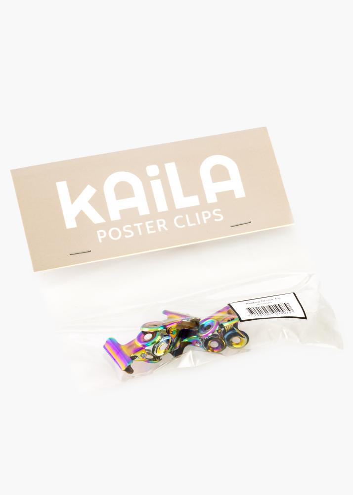 KAILA Plakat Clip Rainbow 20 mm - 4-p