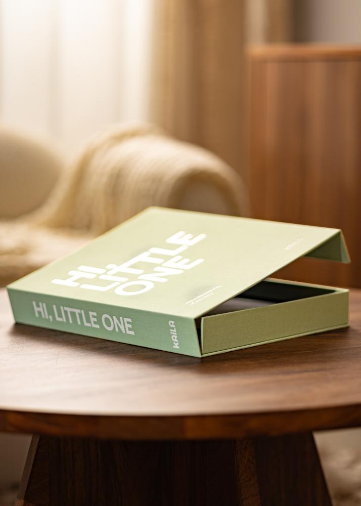 KAILA HI LITTLE ONE Mięta - Coffee Table Photo Album (60 Czarne stron)