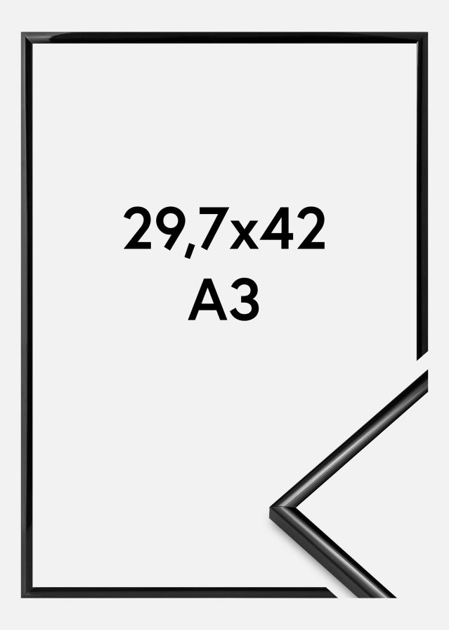Rama Scandi Szkło akrylowe Czarny 29,7x42 cm (A3)