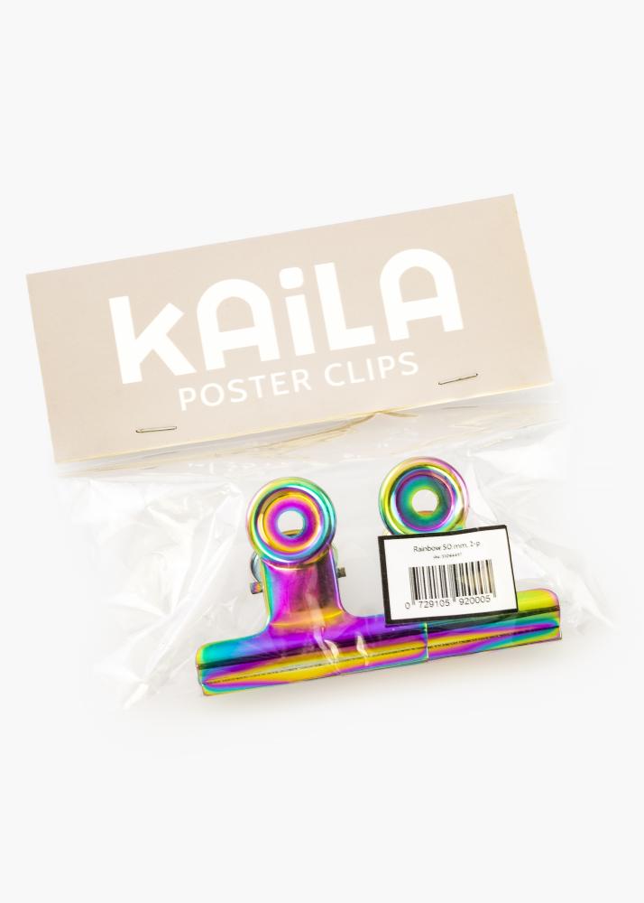 KAILA Plakat Clip Rainbow 50 mm - 2-p