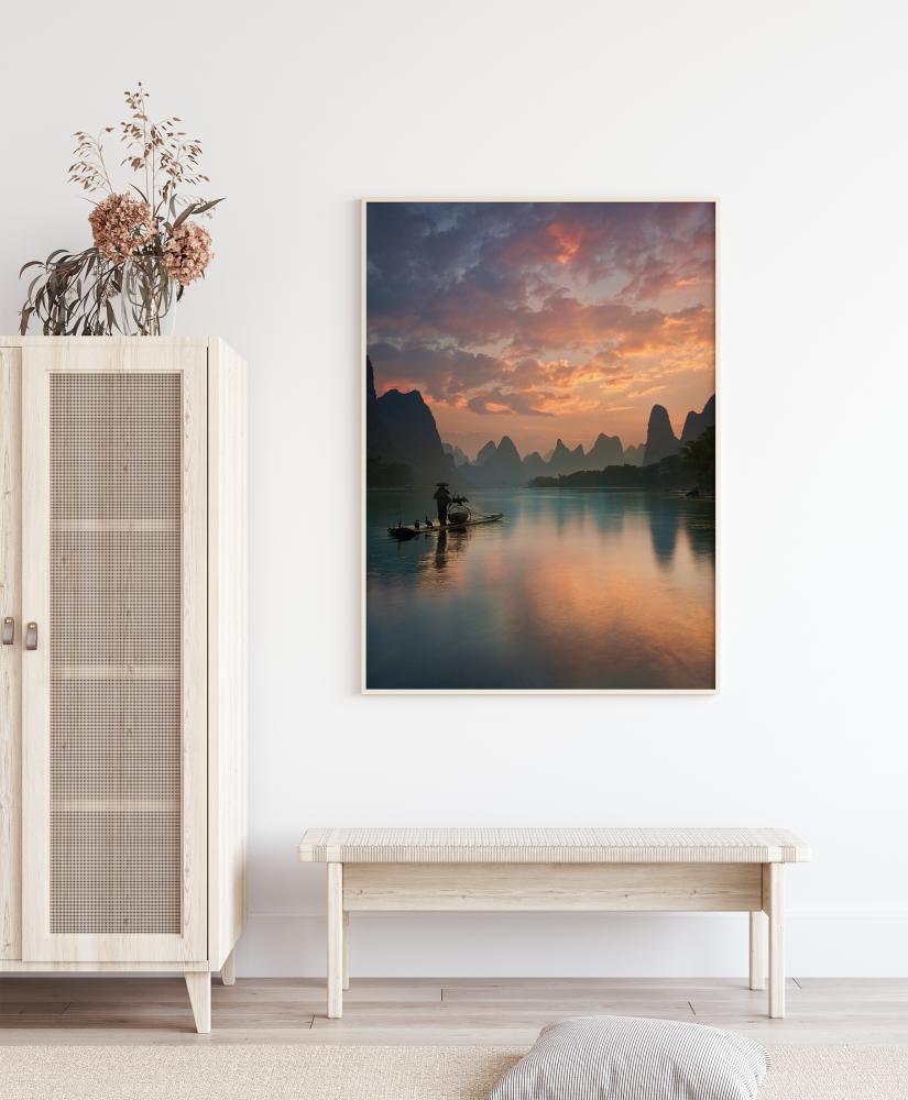 Li River Sunrise Plakat