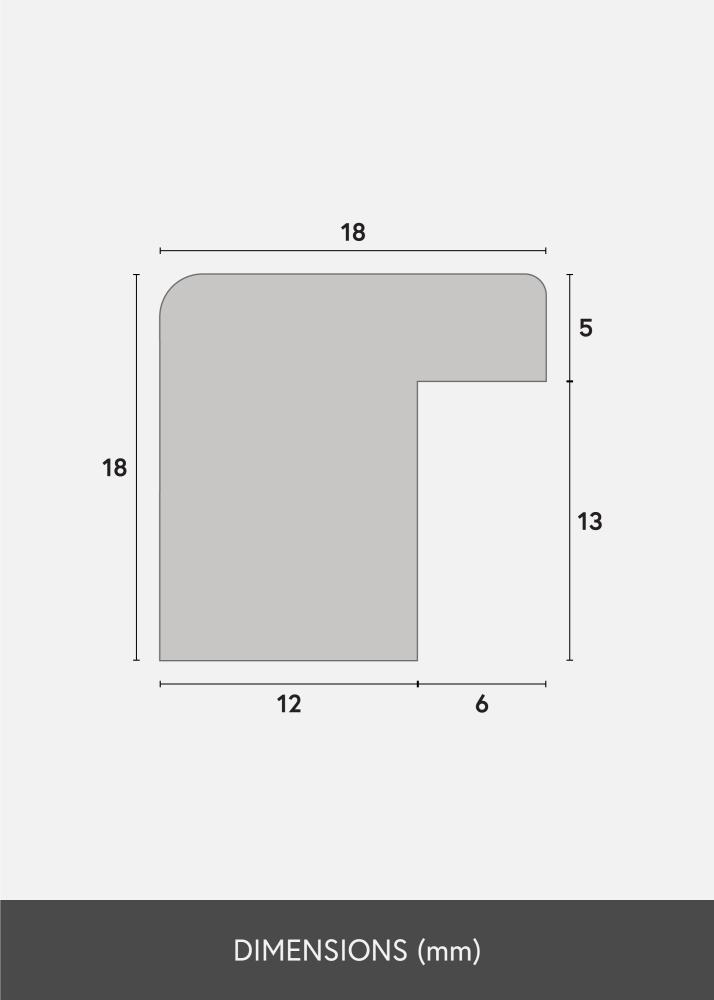 Rama Selection Srebrny 15x20 cm - Passe-patrout Biały 11x15 cm