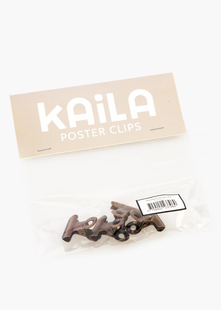 KAILA Plakat Clip Retro Brass 20 mm - 4-p