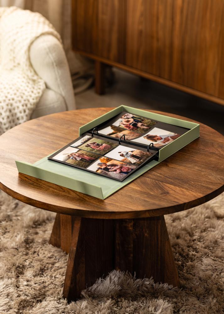 KAILA HI LITTLE ONE Mięta - Coffee Table Photo Album (60 Czarne stron)