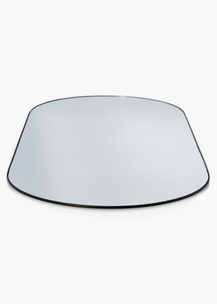 Owalny Mirror Jersey- Thin Black 35x80 cm