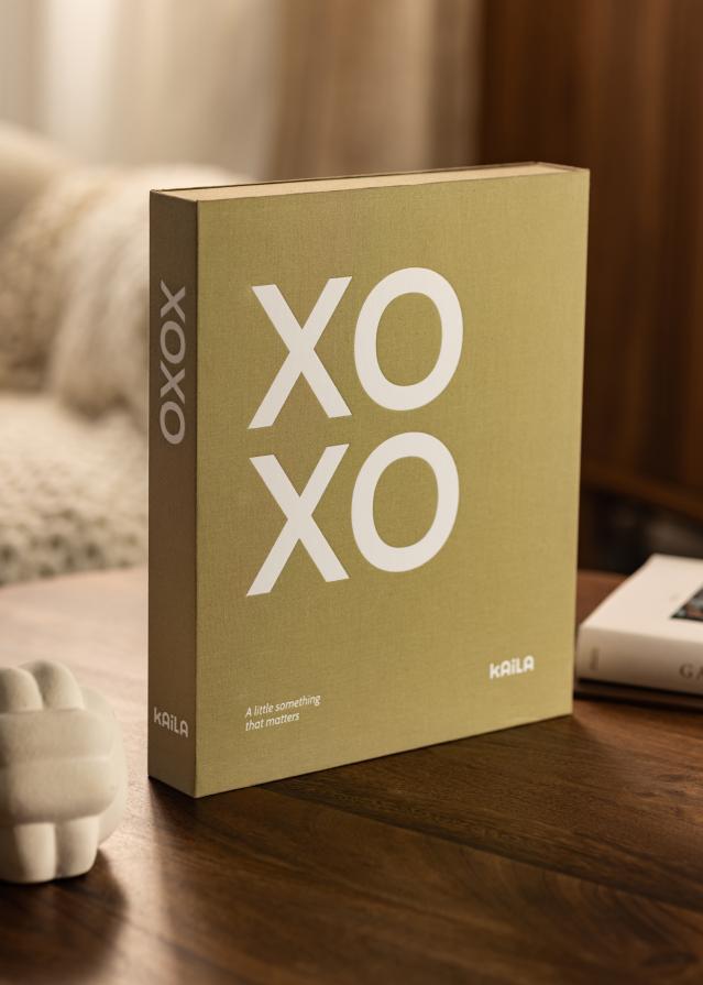 KAILA XOXO Vanilla - Coffee Table Photo Album (60 Czarne Strony / 30 arkuszy)