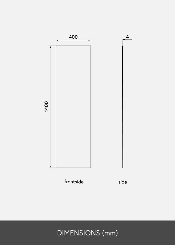 KAILA Lustro Sharp 40x140 cm