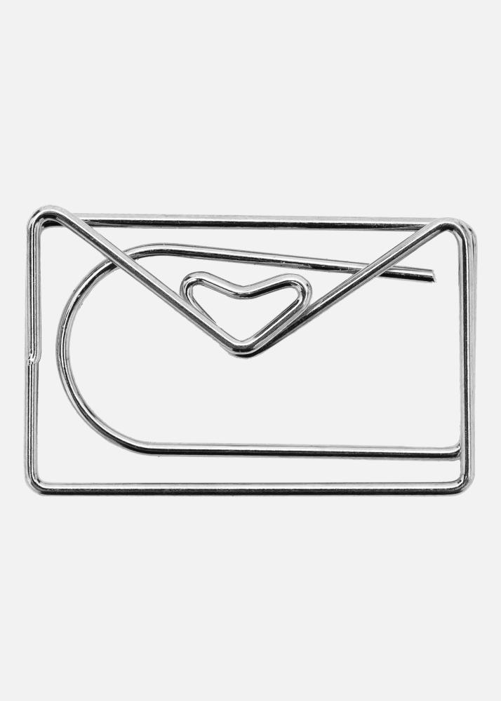 PAC Metalowy Paperclip Envelope Srebrny