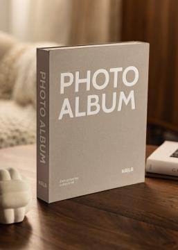 KAILA PHOTO Album Grey - Coffee Table Photo Album (60 Czarne Strony)