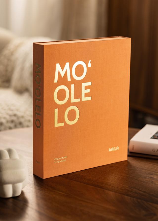 KAILA MO'OLELO - Coffee Table Photo Album (60 Czarne Strony / 30 arkuszy)