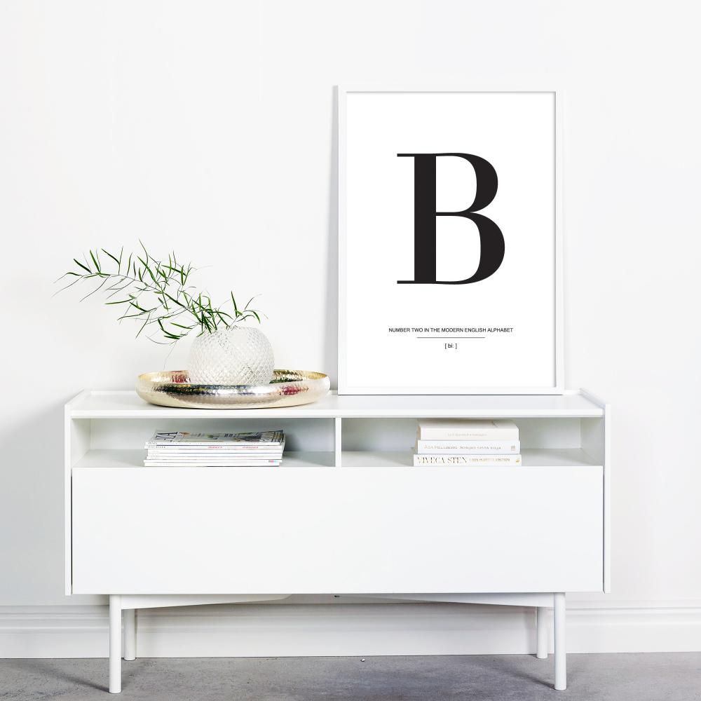 Letter B Plakat