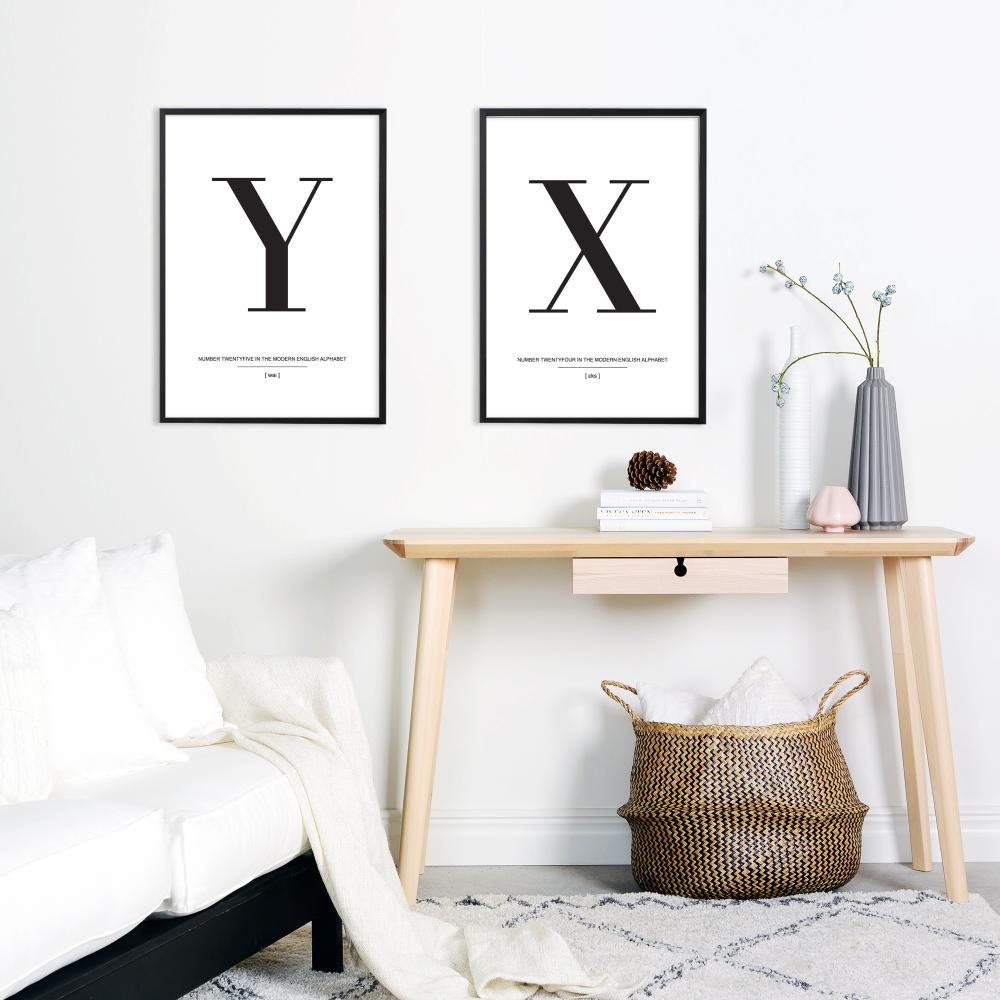 Letter Y Plakat