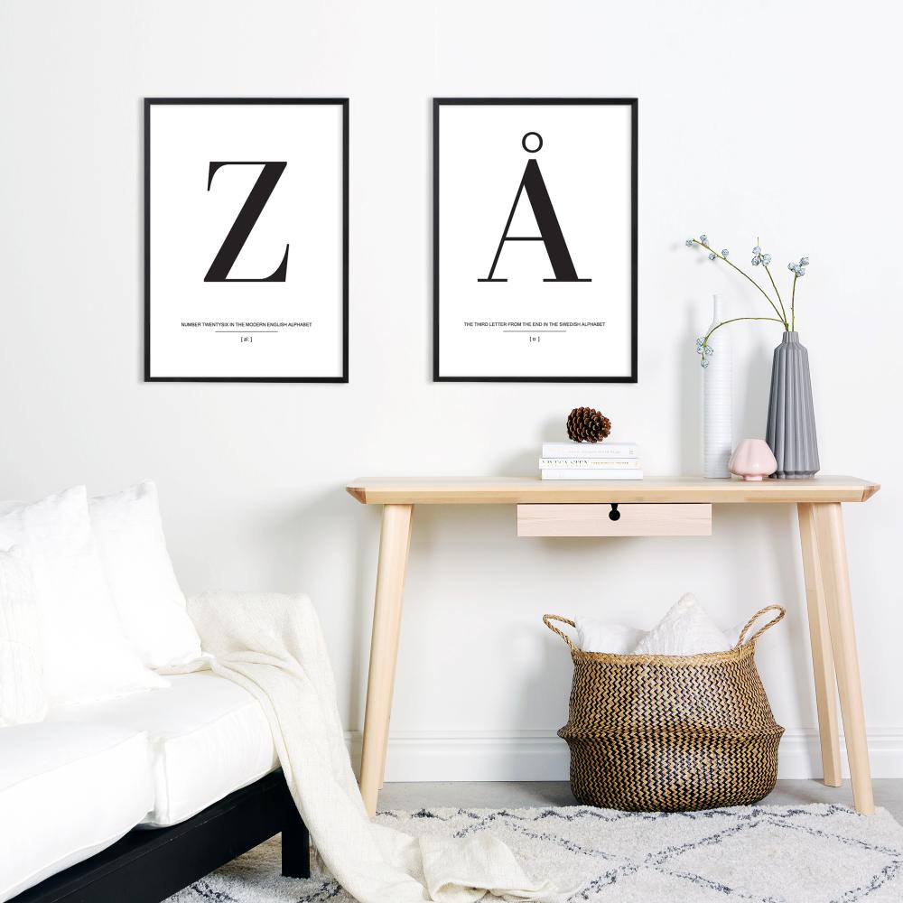 Letter Z Plakat