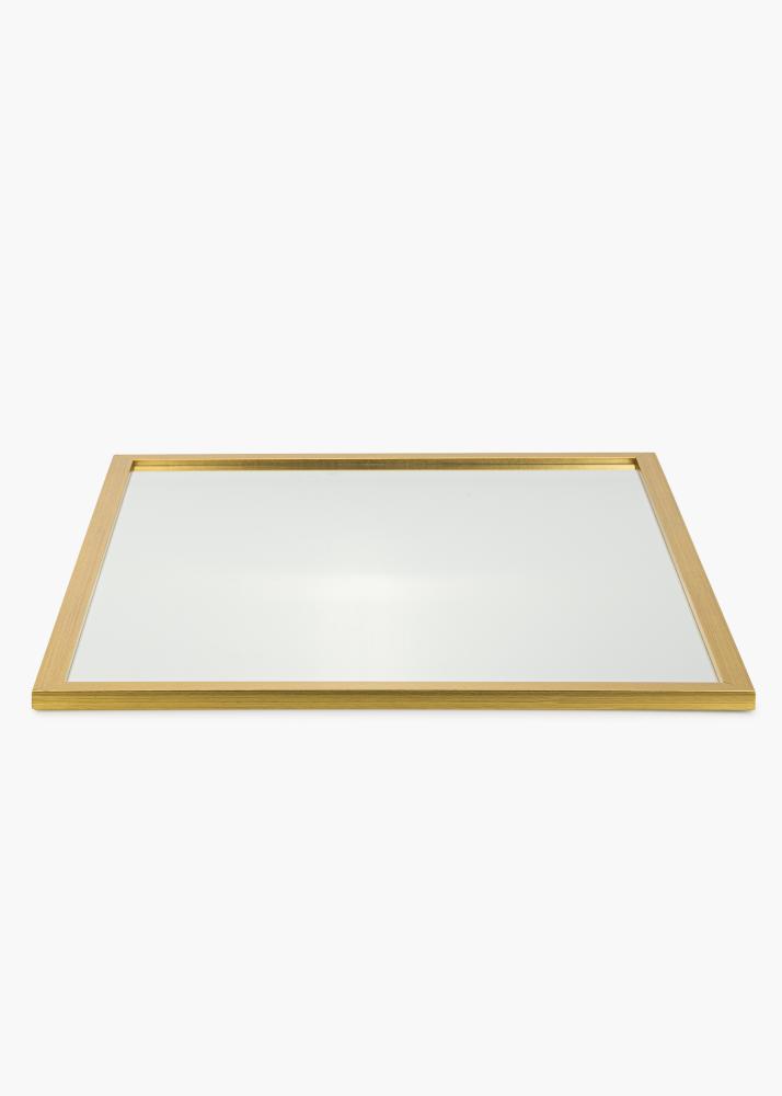 Lustro Gold Wood 50x70 cm