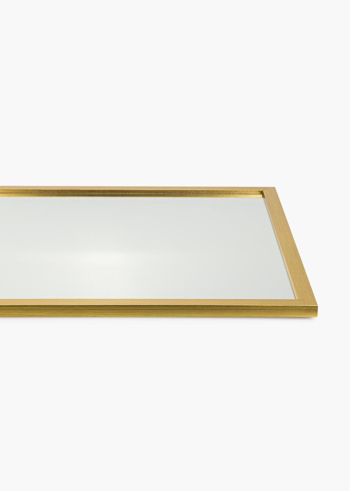 Lustro Gold Wood 50x70 cm