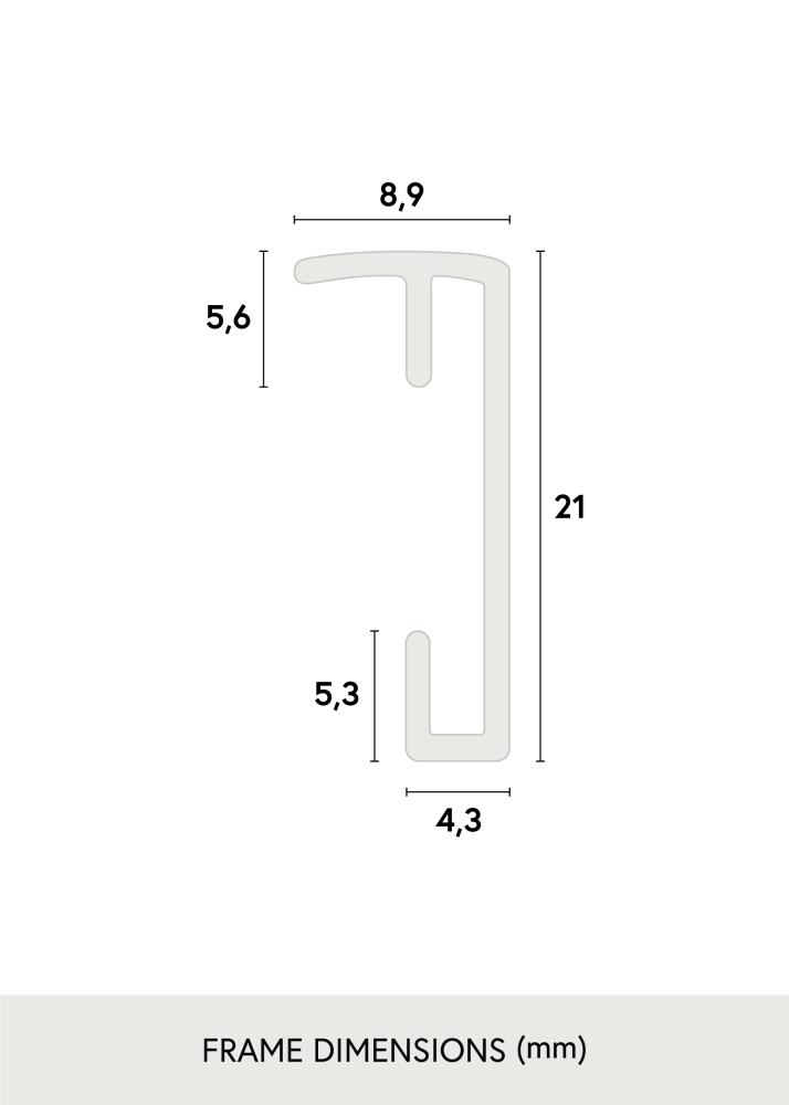 Rama Plakat Frame Aluminum Srebrny 18x24 cm