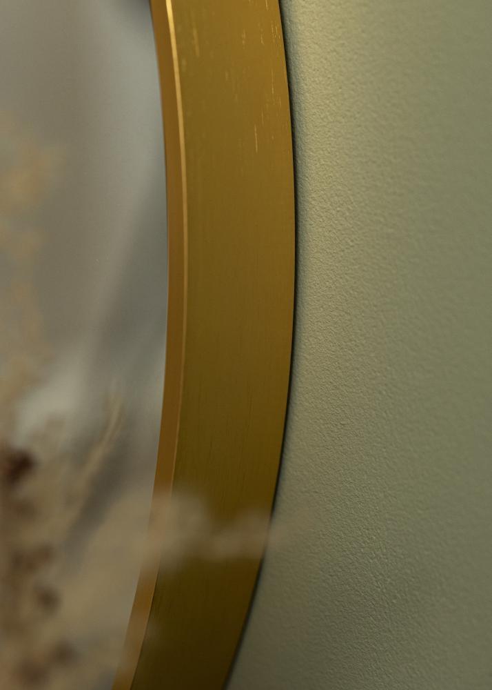 KAILA Okrągły Lustro Edge Gold 60 cm Ø