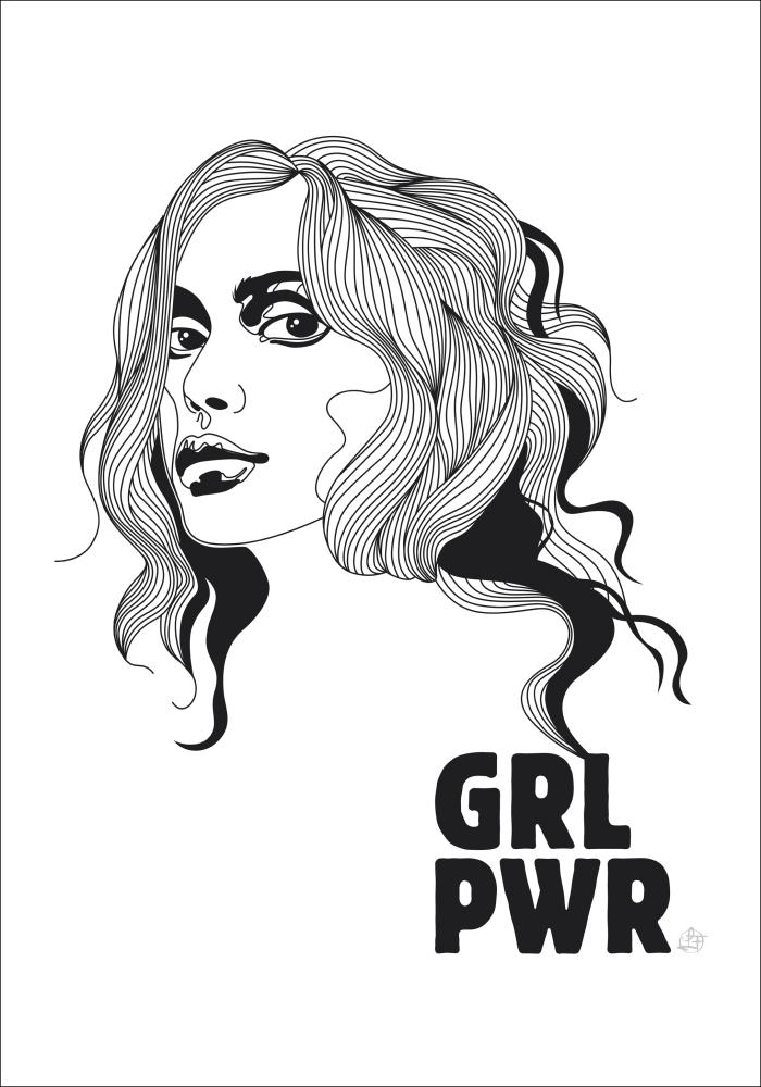 GRL PWR Plakat