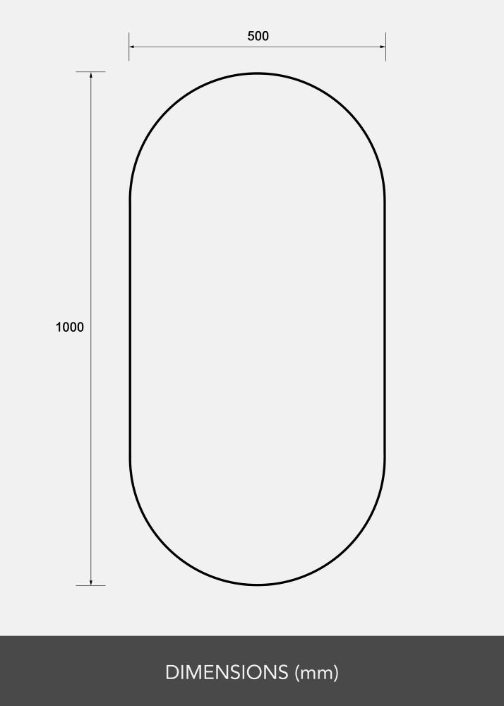 Lustro Lozenge 50x100 cm