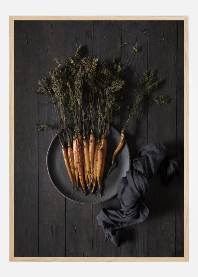 Roasted Carrots Plakat