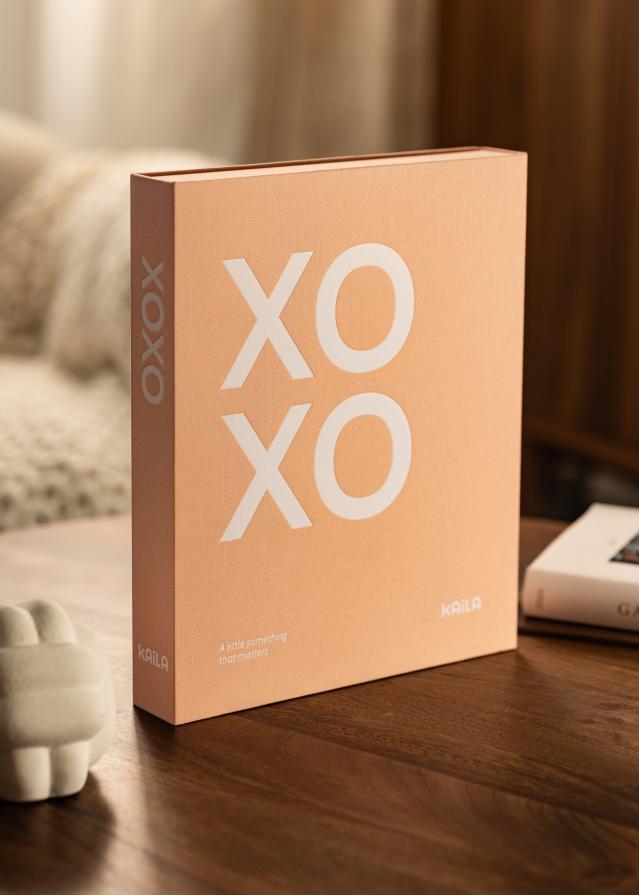 KAILA XOXO Pink - Coffee Table Photo Album (60 Czarne Strony / 30 arkuszy)