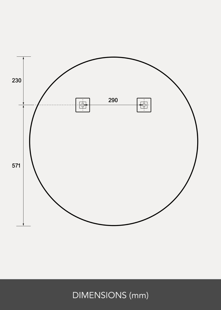 Lustro Ring LED 80 cm Ø