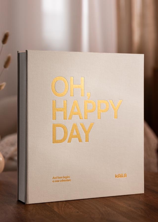 KAILA Album fotograficzny OH HAPPY DAY Kremowy - 600 zdjęć w 10x15 cm