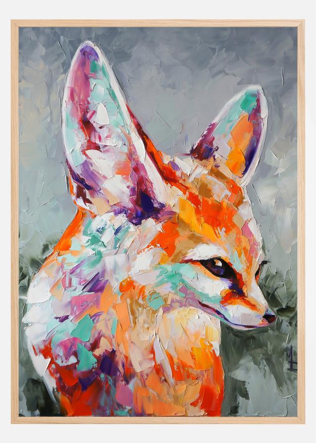 Fox Painting Plakat