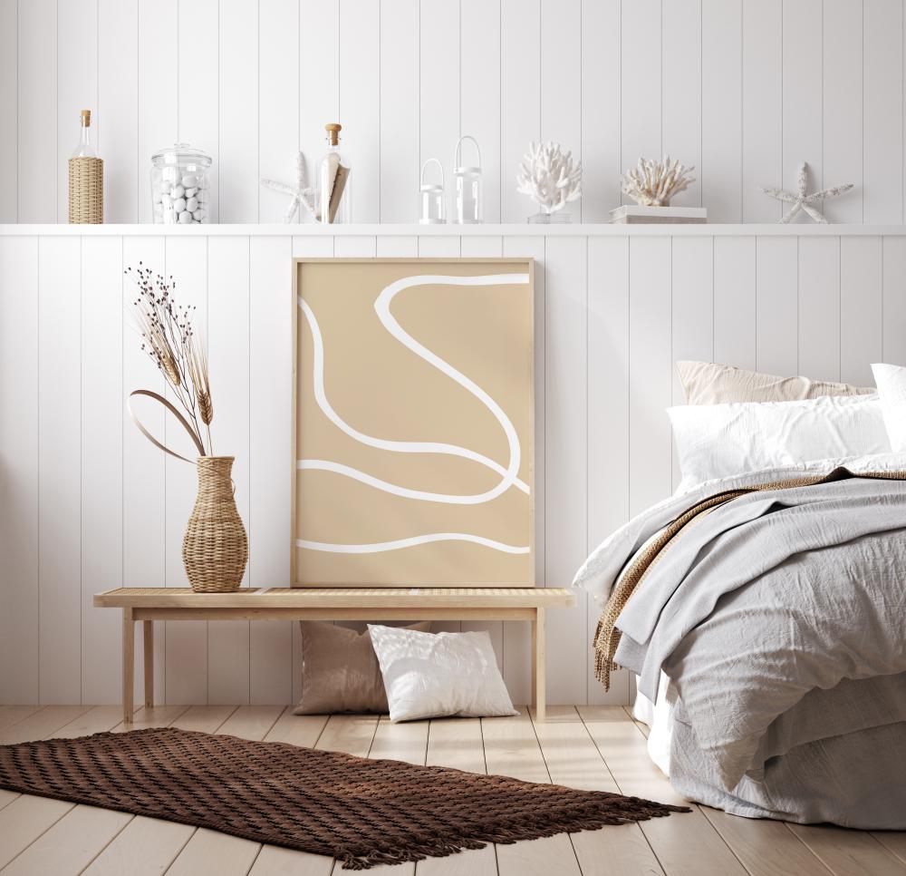 Beige Lines I Plakat