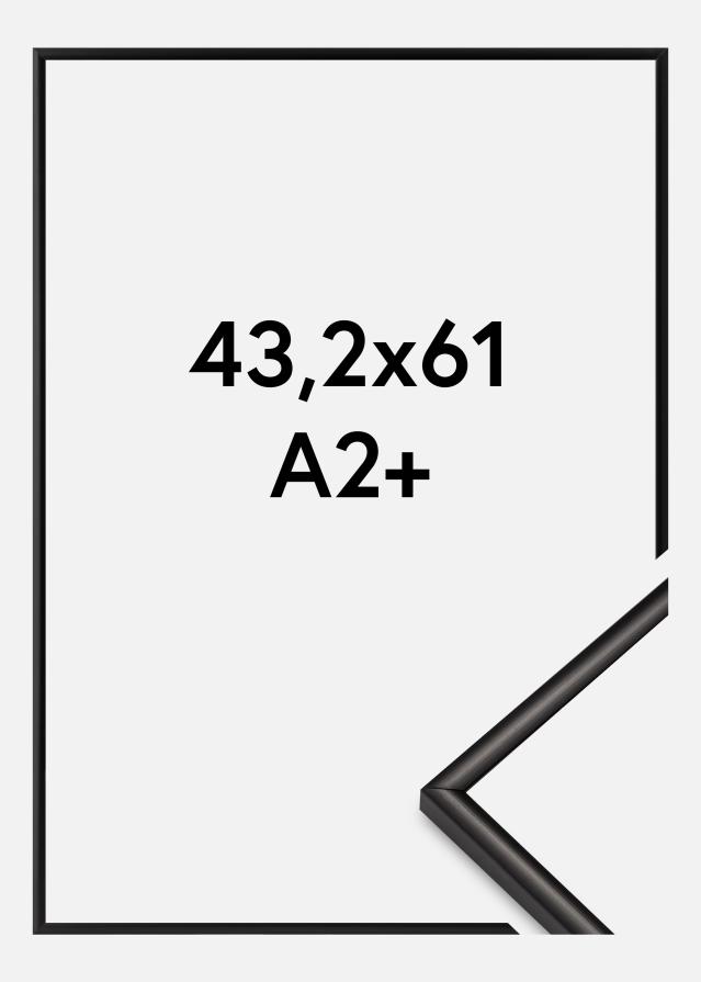 Rama Scandi Szkło akrylowe Czarny Mat 43,2x61 cm (A2+)