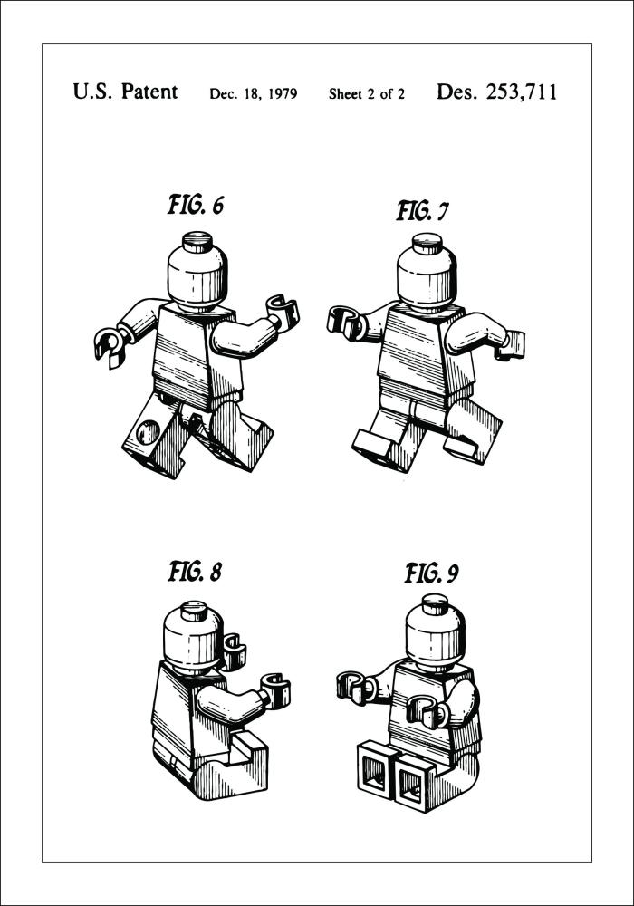 Rysunek patentowy - Lego II Plakat