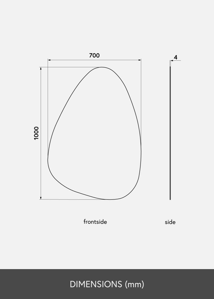 KAILA Lustro Shape I 70x100 cm