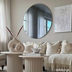 Okrągłe Lustro 110 cm Ø