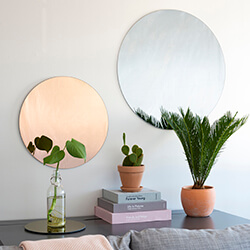 Okrągłe lustra - lustra przyciemniane